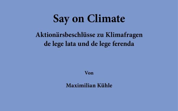 Say on Climate