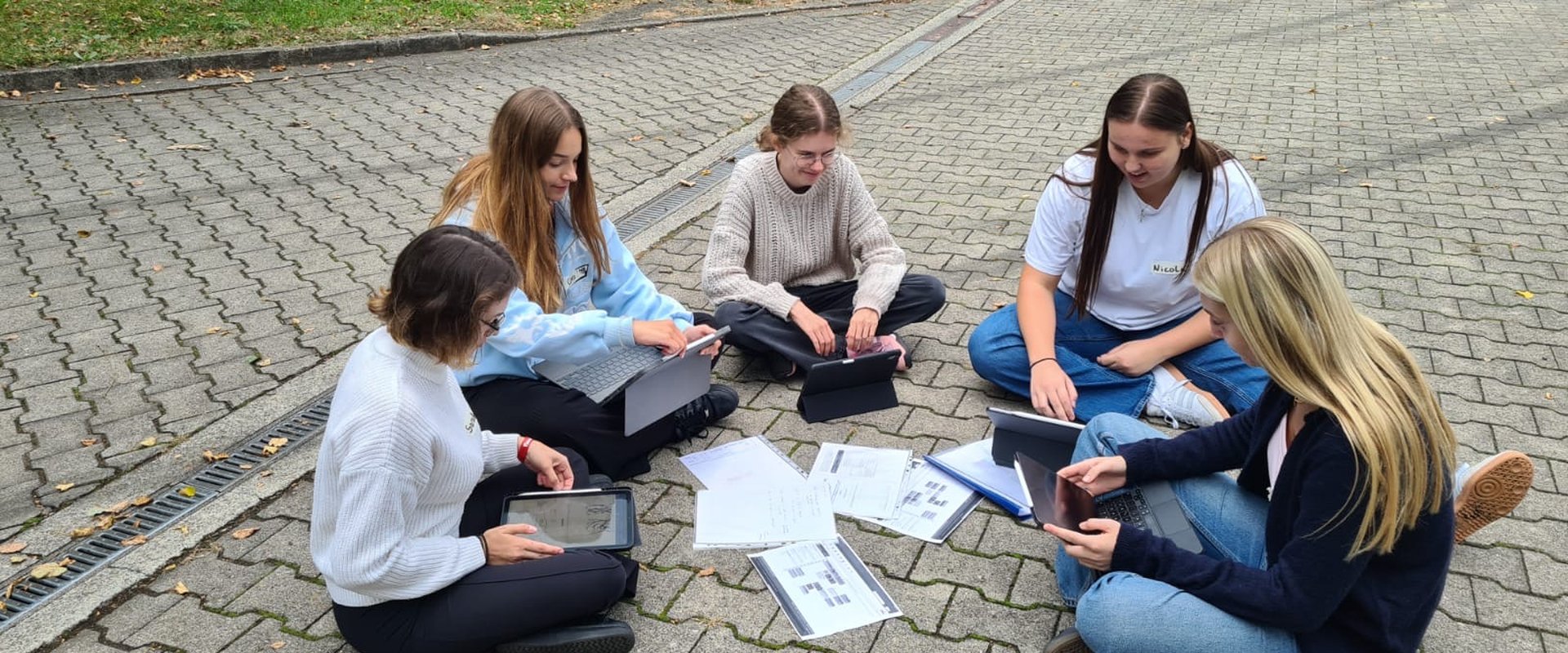 Erstsemester am Arbeiten