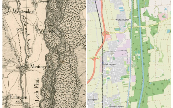 Der Lech bei Meitingen