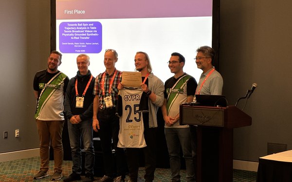Der BestPaper Award des Workshops für Computer Vision in Sports auf der CVPR 2025