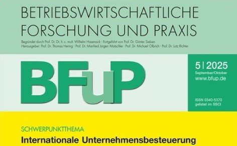 Veröffentlichung in der BFuP