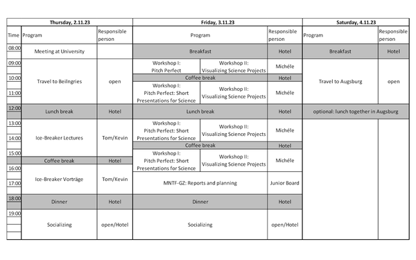 Schedule Retreat Meeting