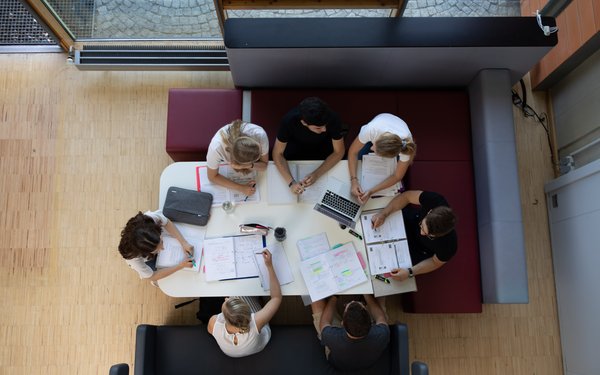 Study group at the University of Augsburg