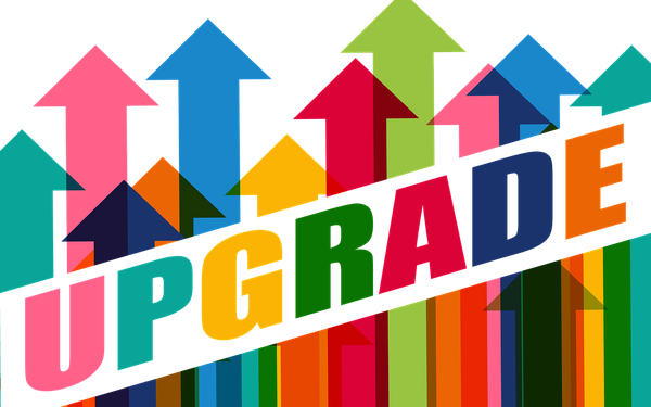 Schriftzug Upgrade