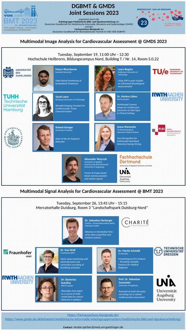 Joint Sessions DGBMT und GMDS