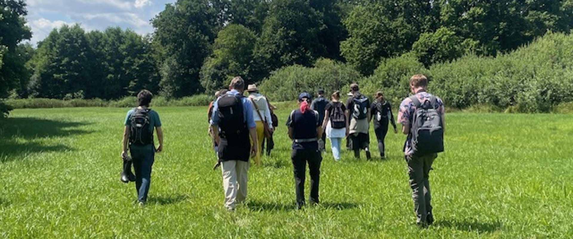 Die Arbeitsgruppe auf Exkursion an die Paar