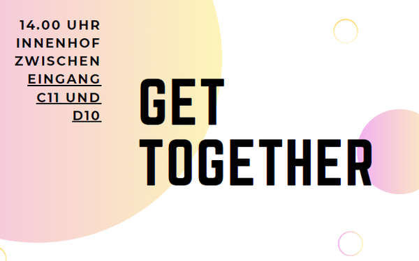 Flyer des Get-Together des Kunst- und Kulturgeschichte Studiengangs