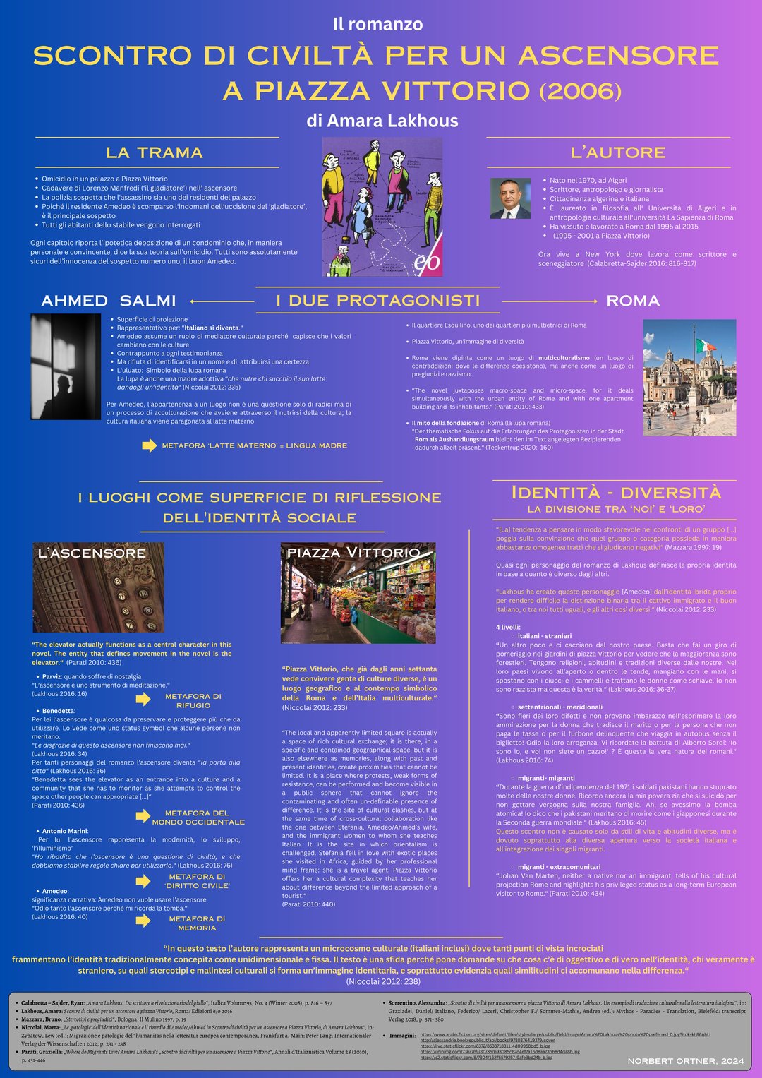 Wissenschaftliches Poster Norbert Ortner
