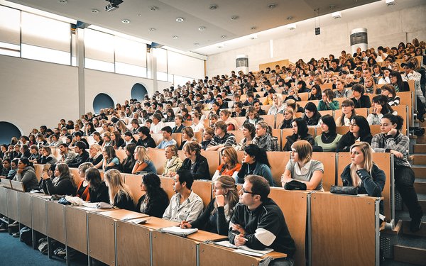 Studierende in der Vorlesung