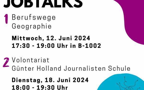 Jobtalks im Juni 2024