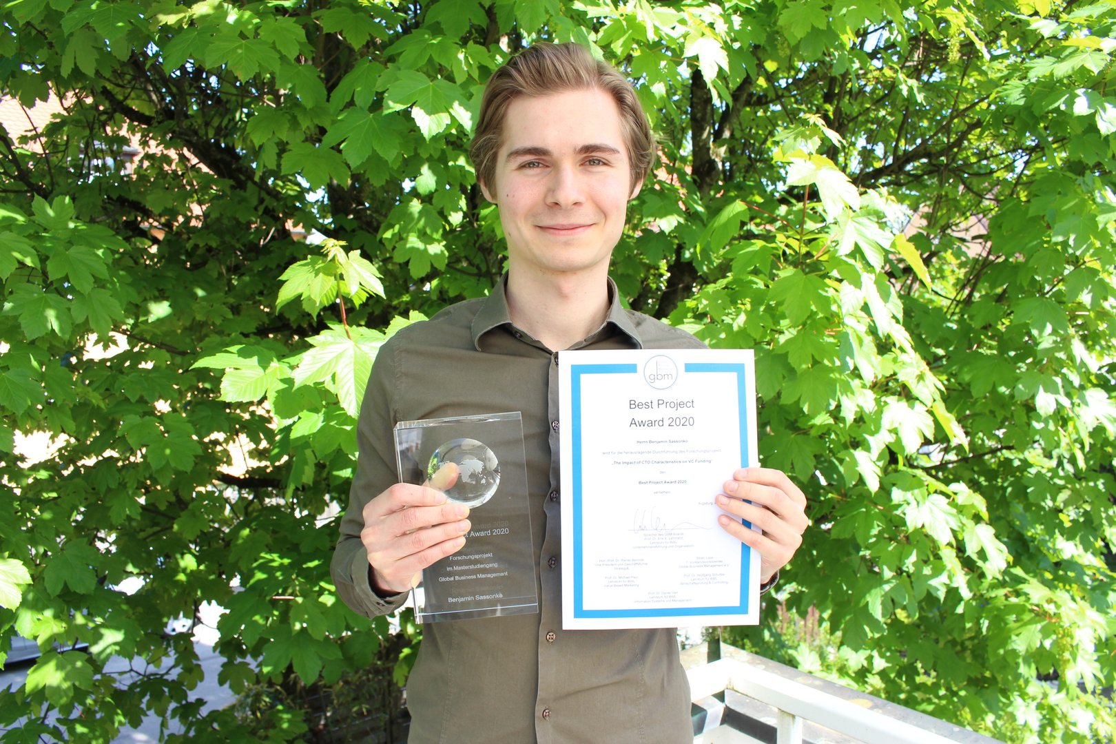 Best Project Award 2020 - Forschungsprojekt