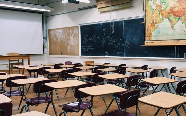 Leeres Klassenzimmer