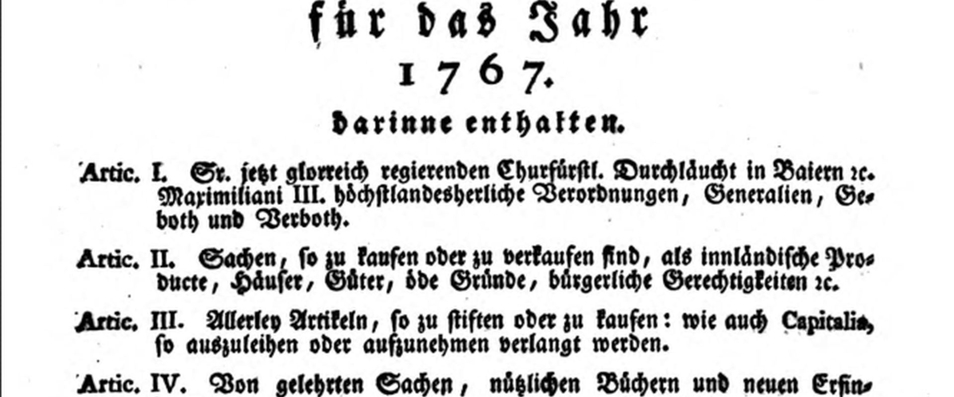Cover Churbaierisches Intelligenzblatt