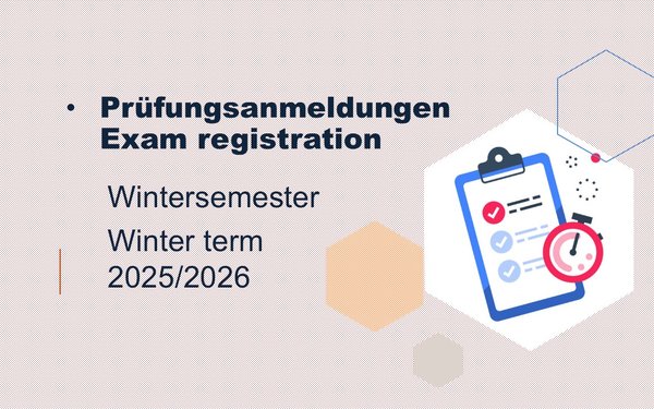 Prüfungsanmeldung Winter 25/26
