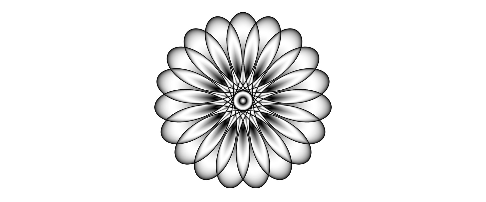 Sonnenblume schwarz-weiß