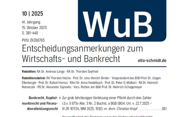 Deckblatt WuB 10/2025