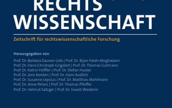 Zeitschrift für Rechtswissenschaftliche Forschung