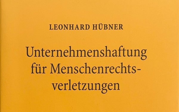 H��bner, Unternehmenshaftung - Cover