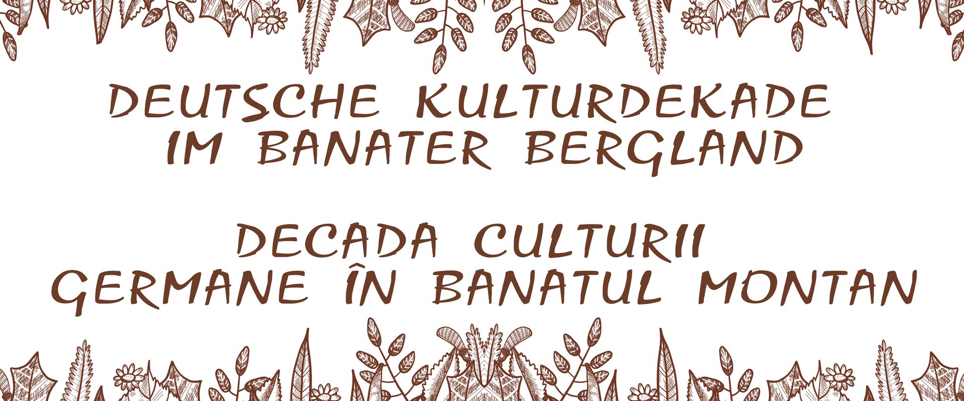 Es ist ein Plakat der Deutschen Kulturdekade zu sehen.