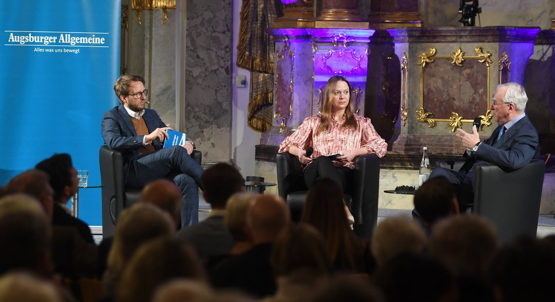 Margit Hufnagel 02 Live-Veranstaltung der Augsburger Allgemeine