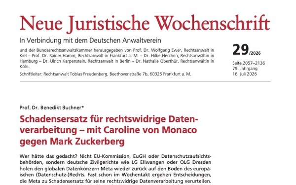 NJW Startseite
