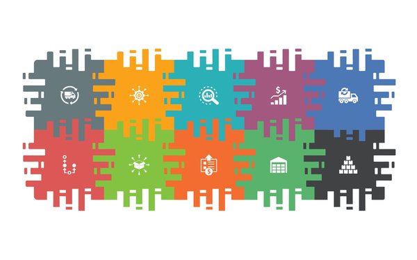 Icons der Supply Chain