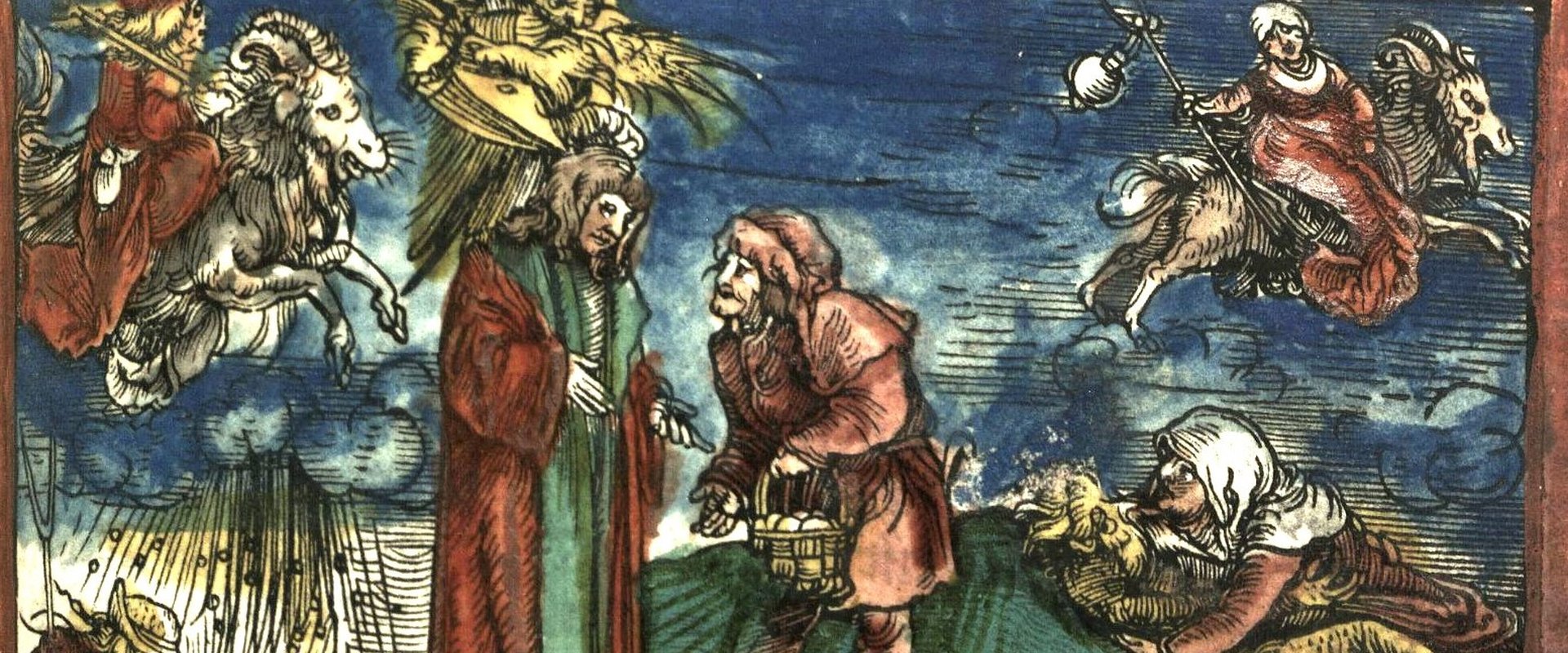 Holzschnitt aus dem Layenspiegel von Ulrich Tengler