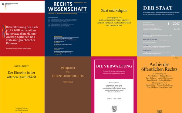 Collage aus verschiedenen Covern (Prof. Wolff)