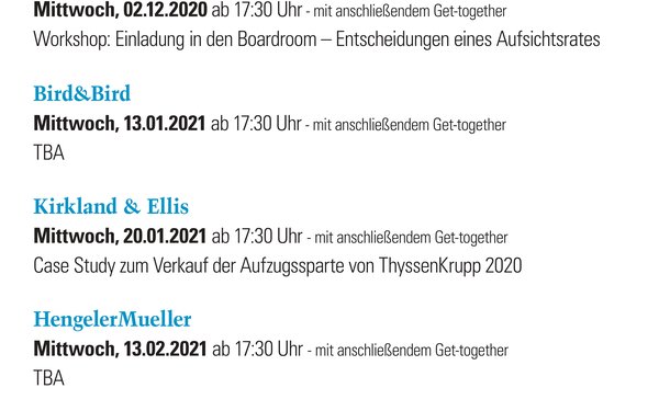Plakat zur praktikerreihe des Summer Programs