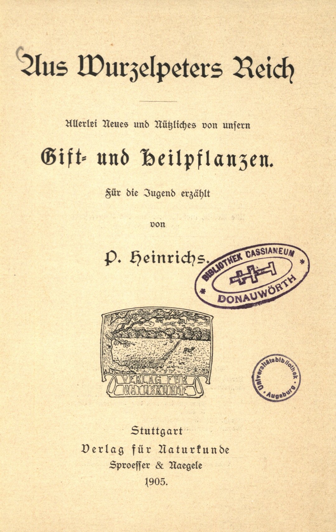 Aus Wurzelpeters Reich Scan Titelblatt