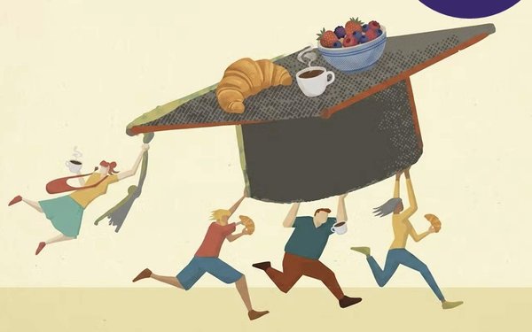 Bild von Hut mit Essen
