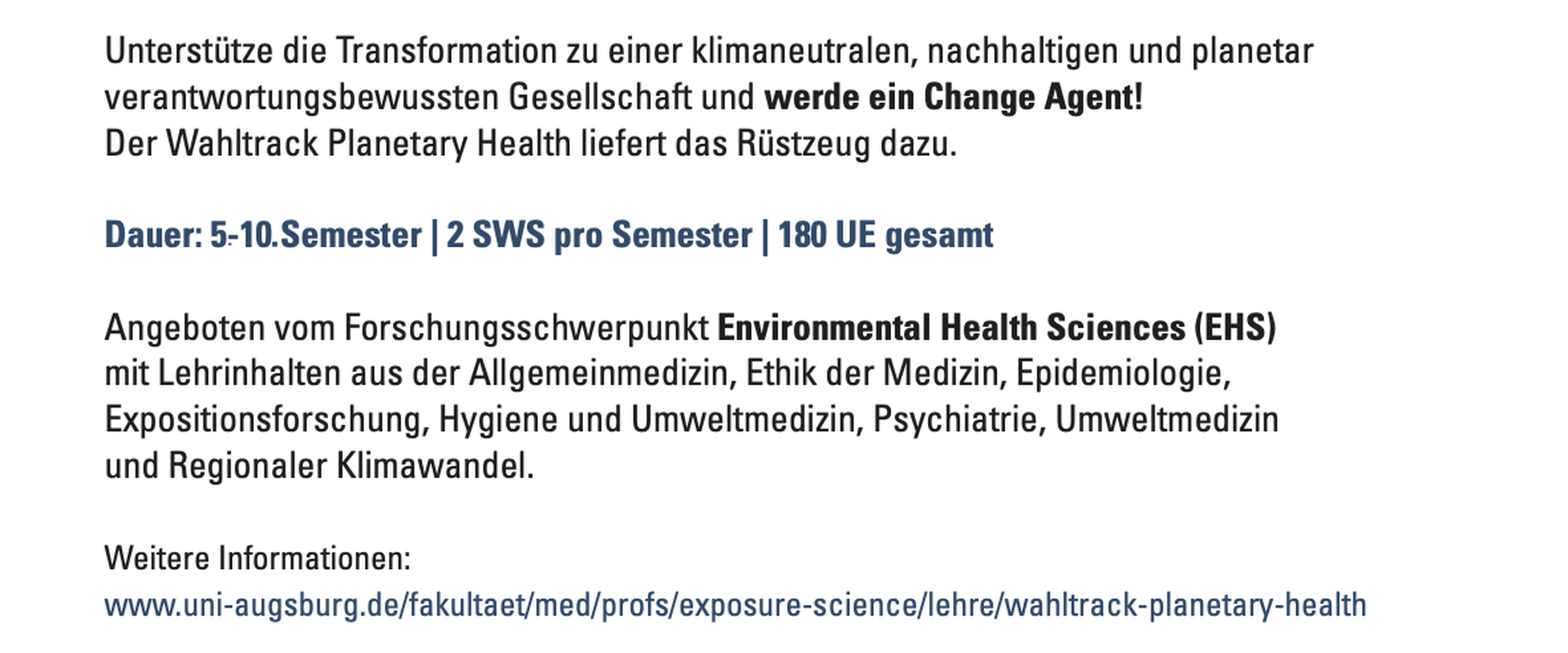 Wahltrack Planetary Health