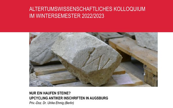 Teaser Bild für den Vortrag von Priv.-Doz. Dr. Ulrike Ehmig (Berlin)
