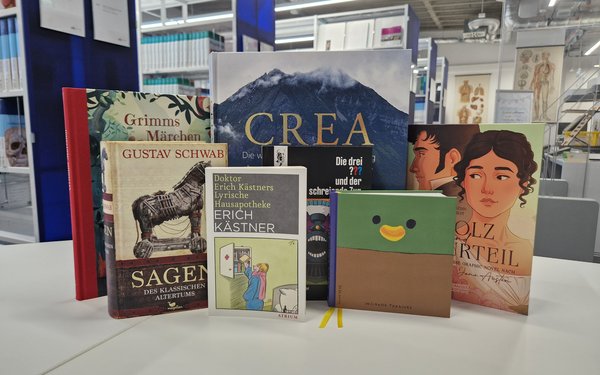 Bücher aus der Literarischen Apotheke in der Teilbibliothek Medizin