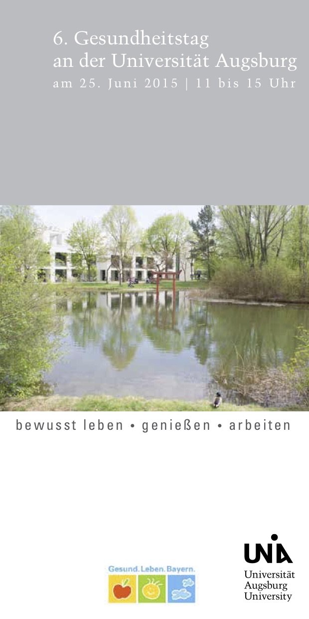 Flyer Gesundheitstag 2015
