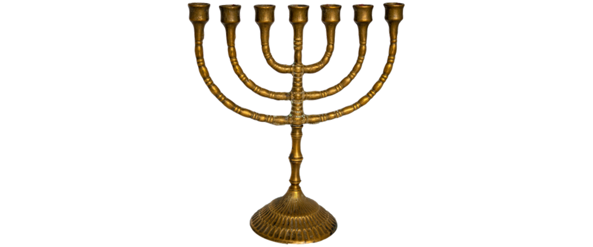 Ein siebarmiger Kerzenleuchter aus Bronze steht für die Katholisch-Theologische- Fakultät.