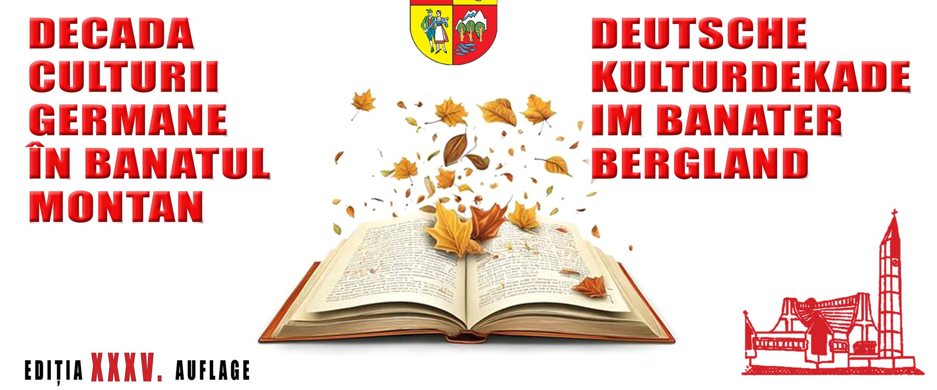 Es ist das Plakat der Deutschen Kulturdekade 2025 im Banater Bergland zu sehen.