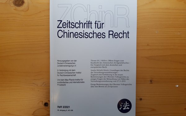 Zeitschrift für Chinesisches Recht 3/2021
