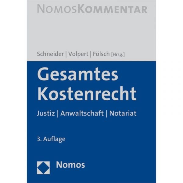 Gesamtes Kostenrecht