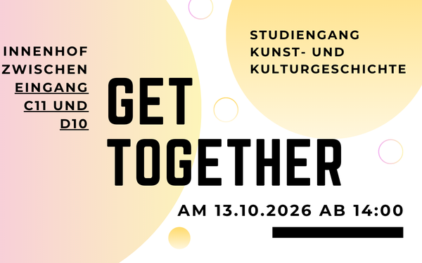 Bild von der Einladung zum Get Together im WiSe 2026/27