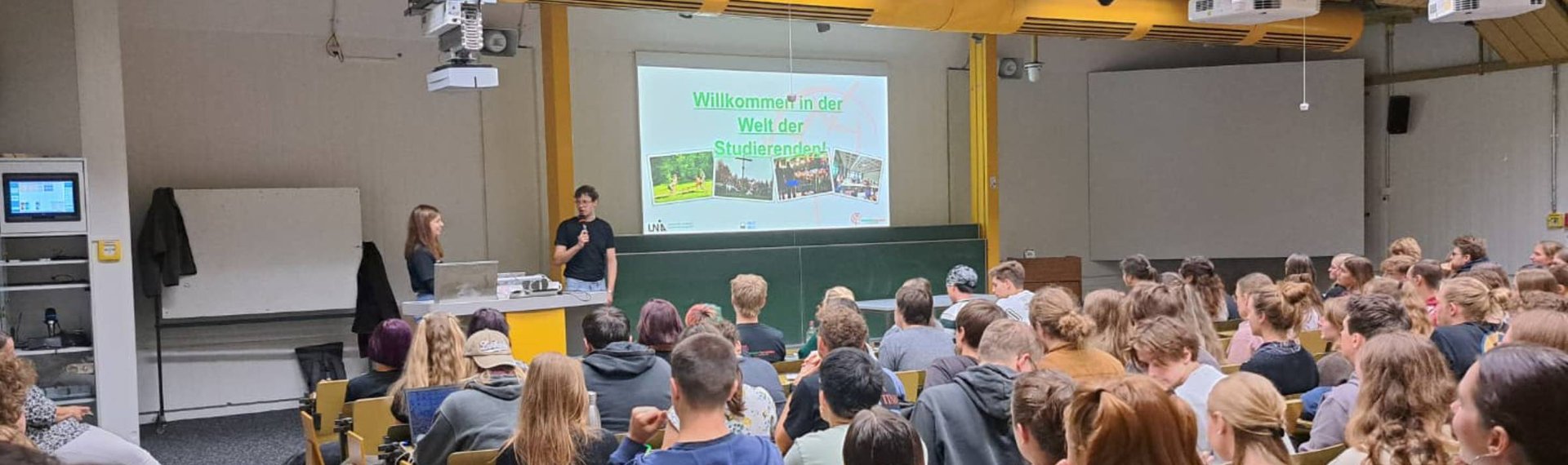 Visitors at the introductory event for geography studies