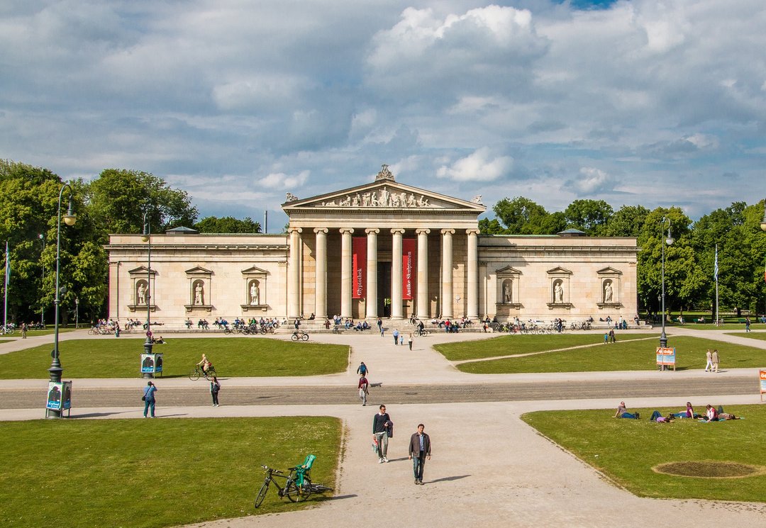 Die Glyptothek in München.