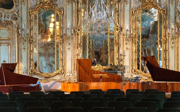 Historische Tasteninstrumente im Schaezlerpalais der Kunstsammlungen und Museen Augsburg während des internationalen Meistersommers 2016