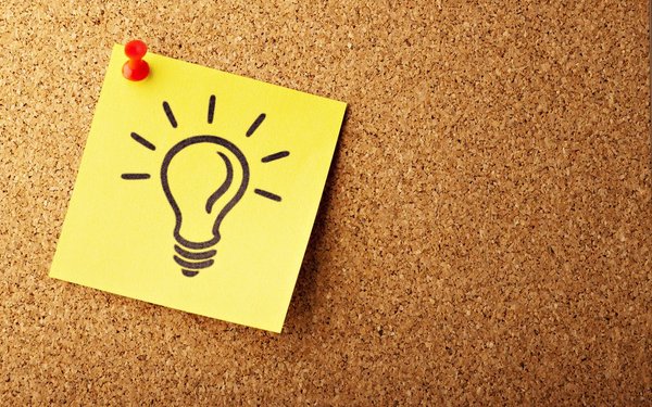 Pinnwand mit Post-It