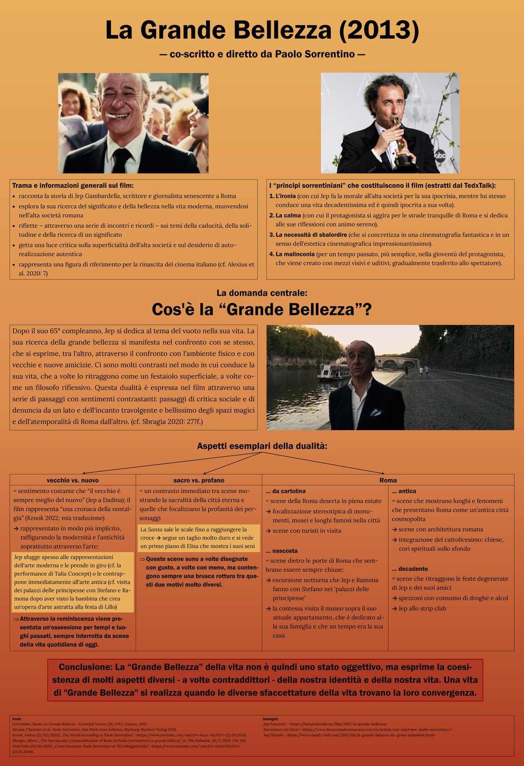 Wissenschaftliches Poster Grande Belleza