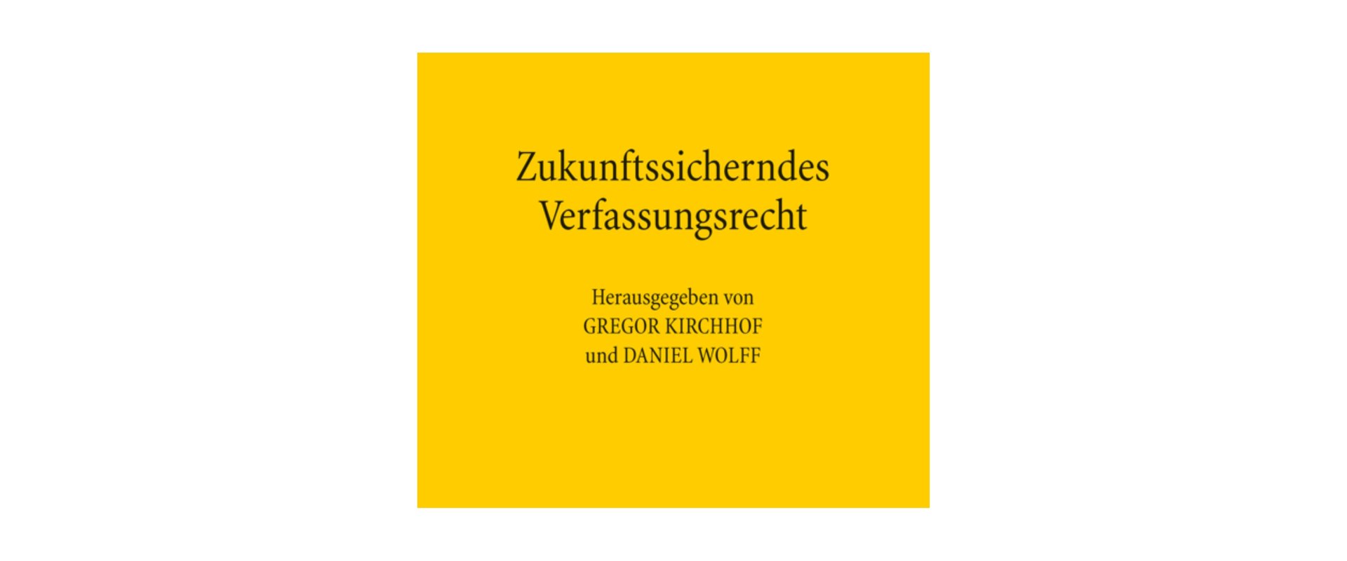 Zukunftssicherendes Verfassungsrecht