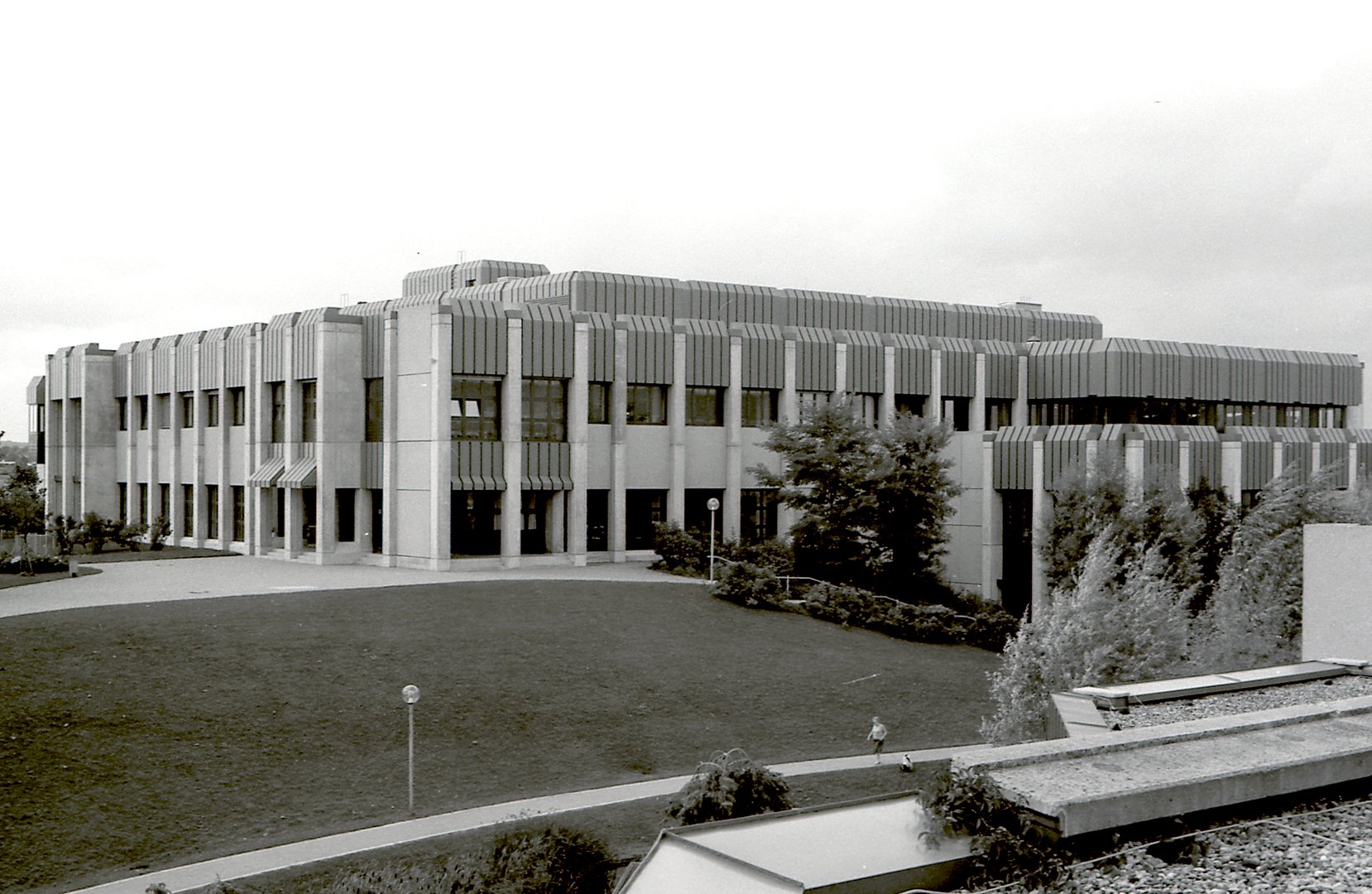 Blick auf das Gebäude der Zentralbibliothek