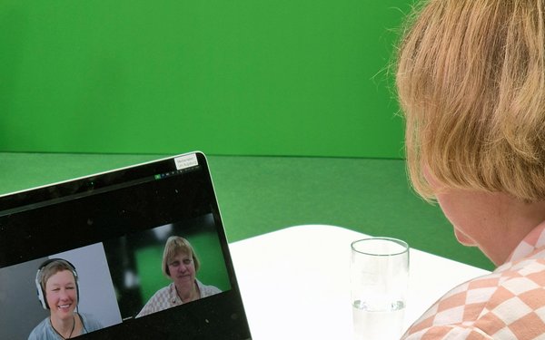 Aufzeichnung des Podcasts "Science goes Podcast"