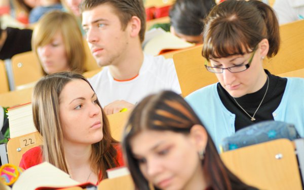 Studierende in der Vorlesung