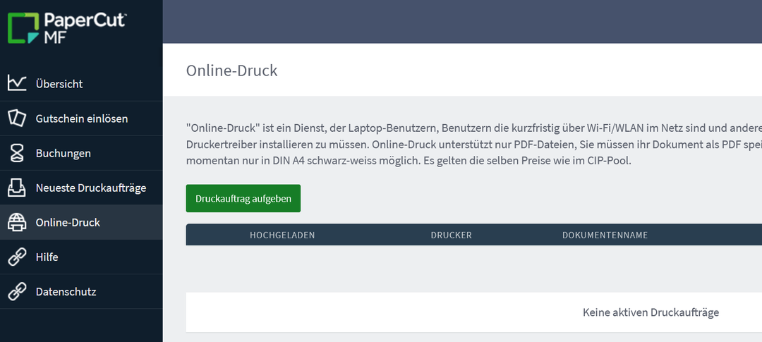 Drucken Webprint 01
